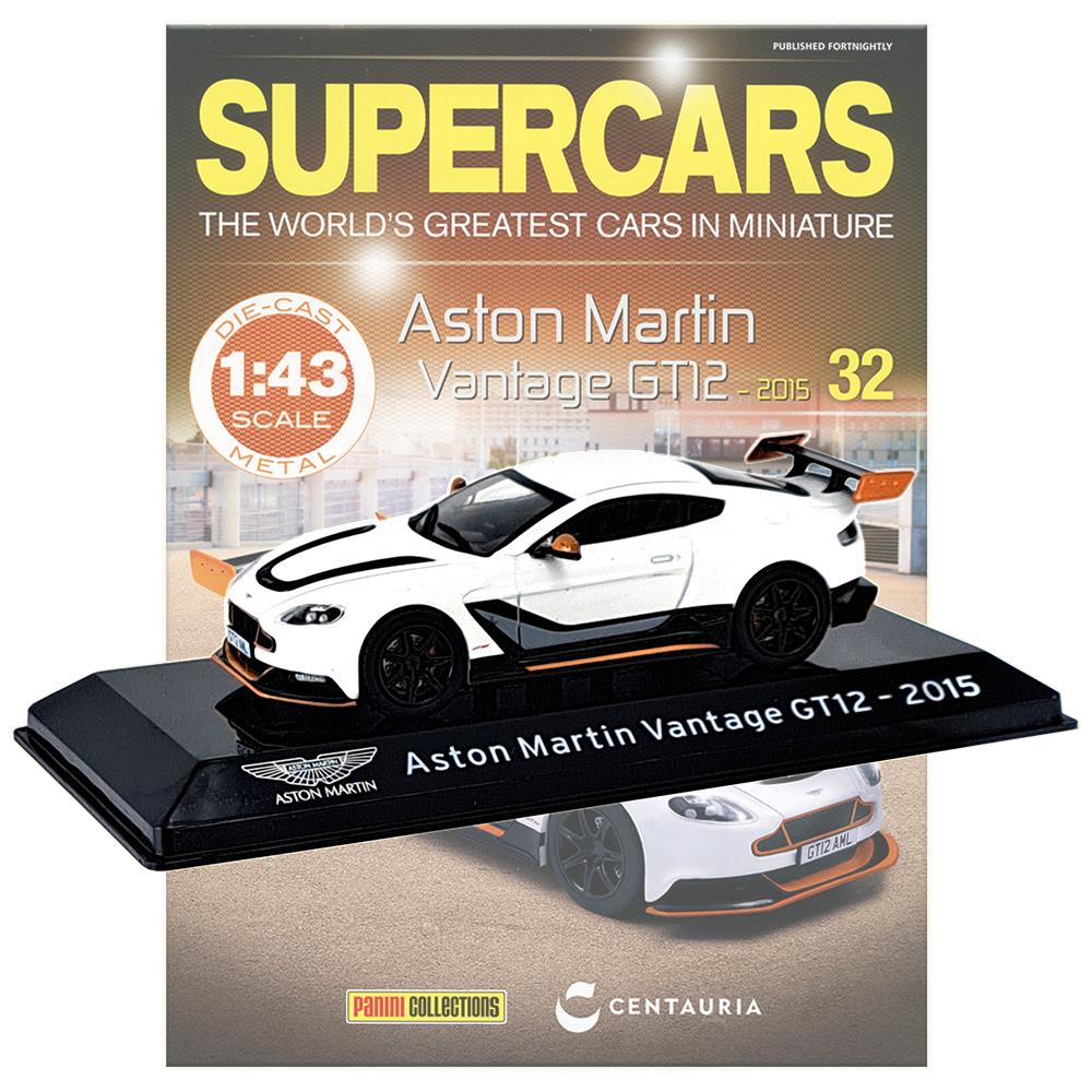 Supercars Collection 32 - Aston Martin Vantage GT12 2015 with Magazine