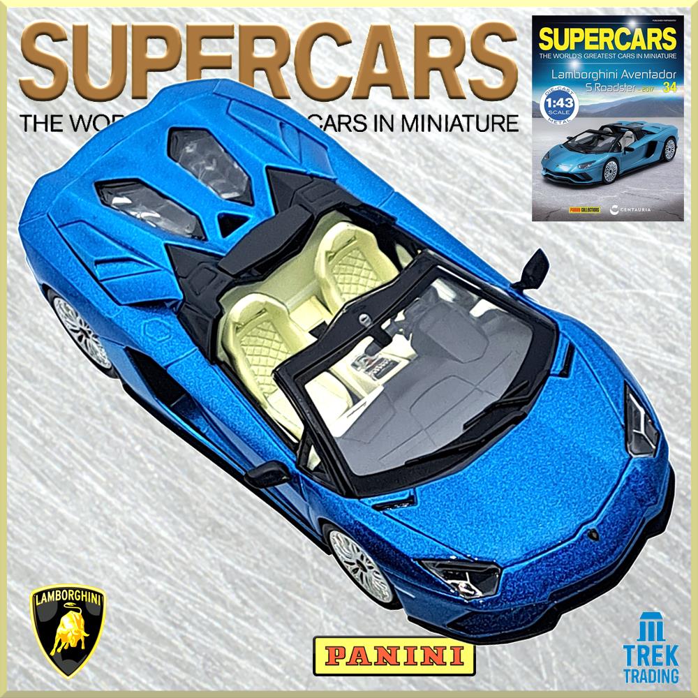 Supercars Collection 34 - Lamborghini Aventador S Roadster 2017 with Magazine