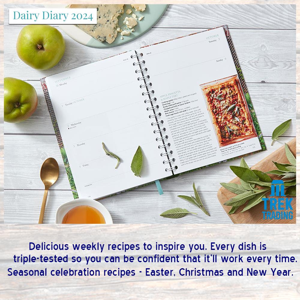 Dairy Diary 2024 Gift Set with Pocket Dairy Diary, Notebook & Pens