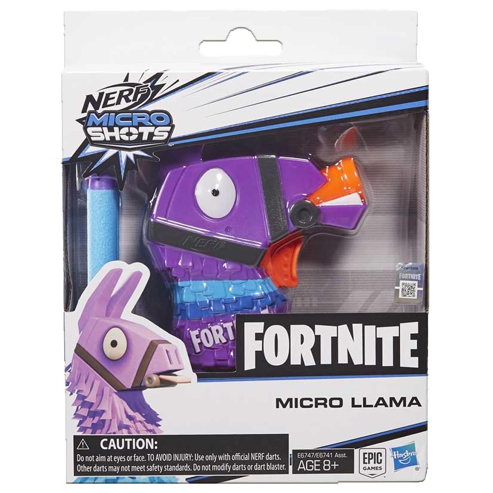 Nerf Fortnite Micro Llama MicroShot with 2 Darts