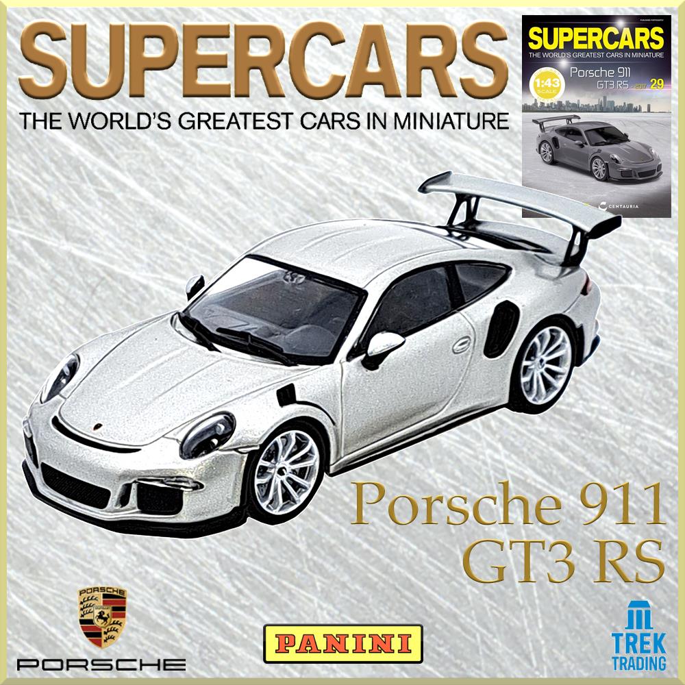 Supercars Collection 29 Porsche 911 GT3 RS 2017 with Magazine Trek Trading