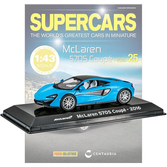 Supercars Collection 25 - McLaren 570S Coupé 2016 with Magazine