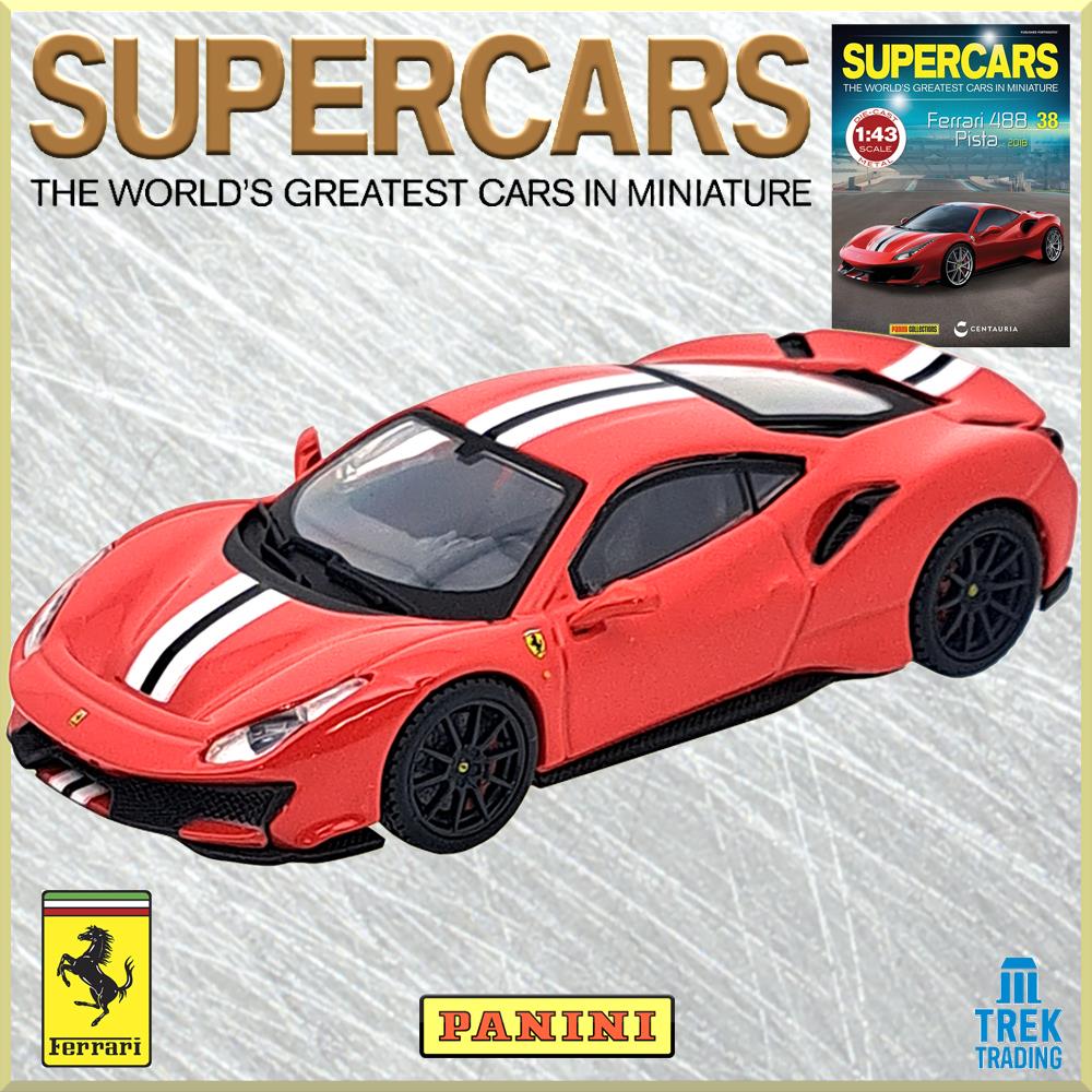 Supercars Collection 38 - Ferrari 488 Pista 2018 with Magazine