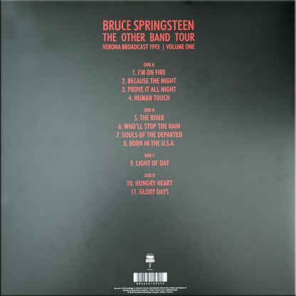 Bruce Springsteen Vinyl - The Other Band Tour Vol 1 Verona 1993 Double Album