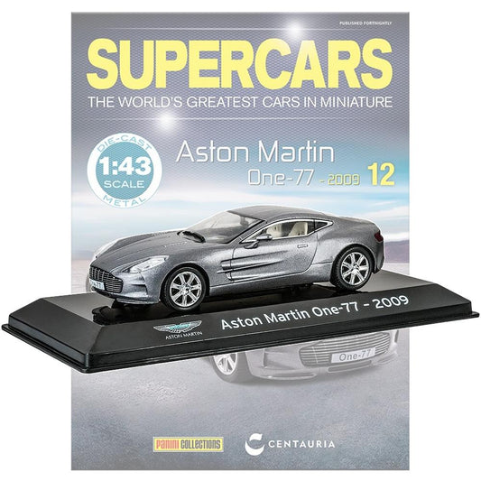 Supercars Collection 12 - Aston Martin One-77 2009 with Magazine