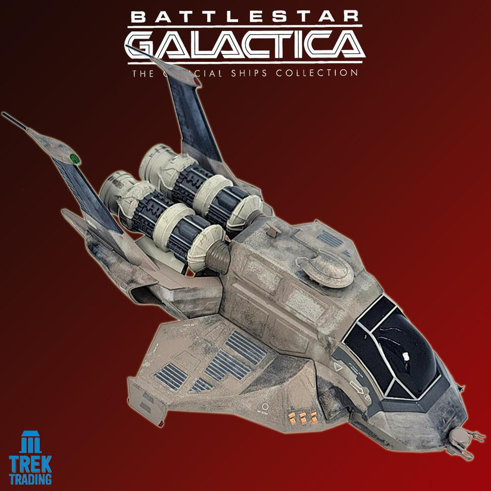 Battlestar Galactica Official Ships Collection - 22cm Modern Raptor wi ...