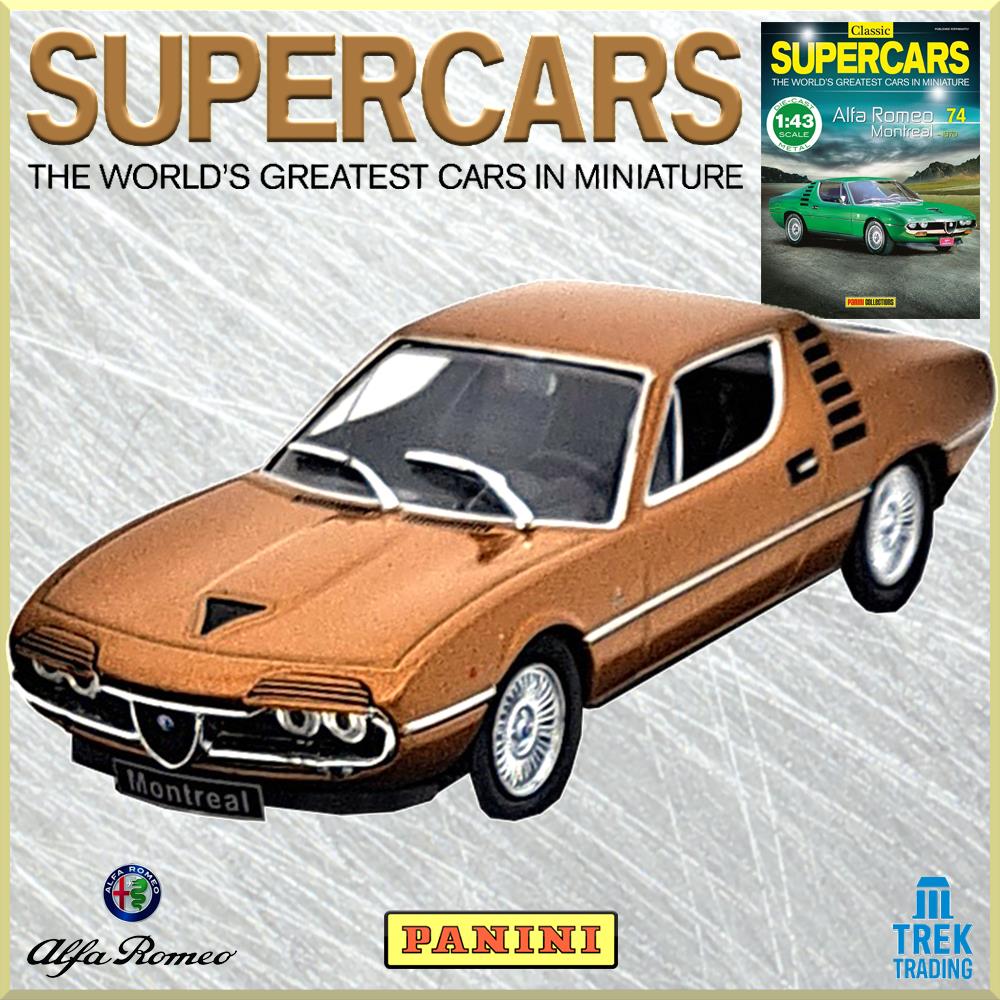 Supercars Collection 74 - Alfa Romeo Montreal 1970 with Magazine