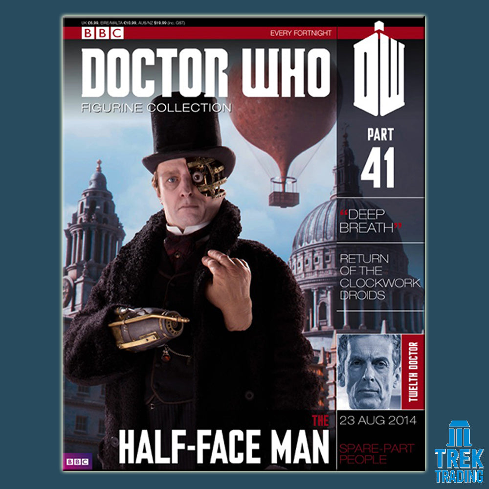 Doctor Who Figurine Collection - The Half-Face Man - Part 41 with Magazine