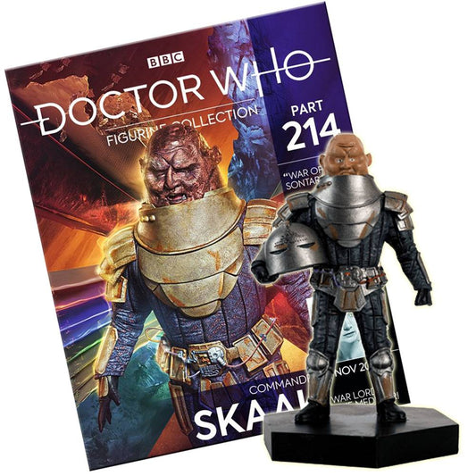 Doctor Who Figurine Collection - Commander Skaak - Issue 214 with Magazine